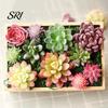 Micro Landscape Ornaments Ornament Simulation No Watering Realistic Tabletop Plant Flocking Texture Indoor Decorative Plants for Home Artificial