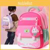 Color Printed Spliced Children Backpack Casual Outdoor Schoolbag Trendy