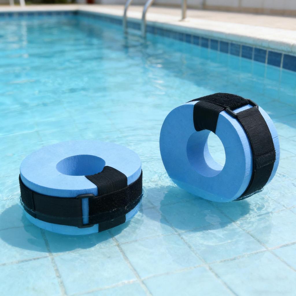 EVA Foam Swim Aquatic Cuffs Foam Adjustable Swimming Training Swimming Fitness Float Ring For Beginners Kids Adults Athletes