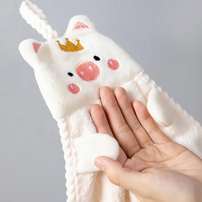 Cute Hand Towels Kitchen Bathroom Hand Towel Super Absorbent Kitchen Towel High-Efficiency Tableware Cleaning Towel