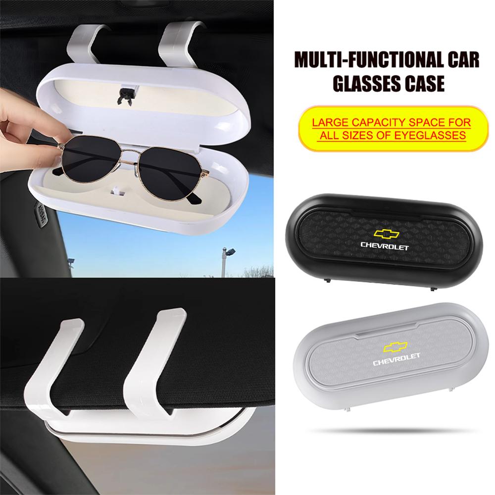 AABJW1 1pcs ABS Car Sun Visor Glasses Clip Auto Glasses box For Chevrolet Cruze Lacetti Sonic Spark Sail Aveo Cobalt Malibu XL Captiva