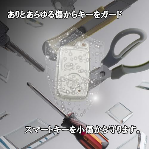 TPU Key Case, Key Cover, Smart Key Protective Cover for Toyota 86 SAI Aqua Wish Vitz Corolla Axio Corolla Fielder Prius Alpha Mark X Ractis Land