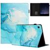 For Lenovo Tab M10 (Gen 3) Case Multi-Angle Viewing Smart PU Leather Marble Cover