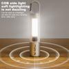 10Pcs LED Flashlight Telescopic Zoomable Flashlight 3 Modes Portable Work Light with Hook USB Rechargeable for Night Fishing