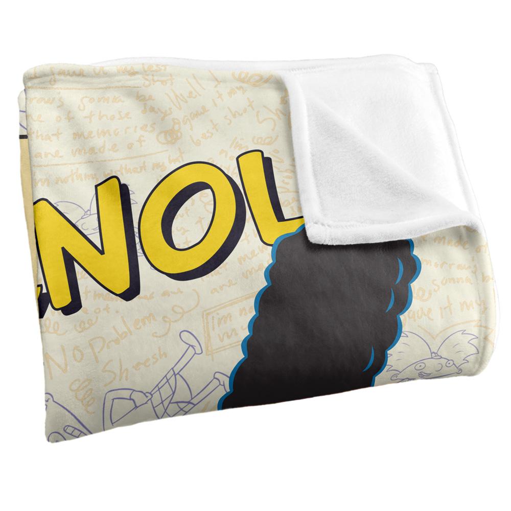 Hey Arnold! Silky Arnold & Gerald Supersoft Blanket