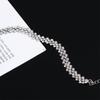 Fashion Geometric Women Shiny Clavicle Chain Zinc Zinc Alloy Crystal Necklaces Full Rhinestone Choker
