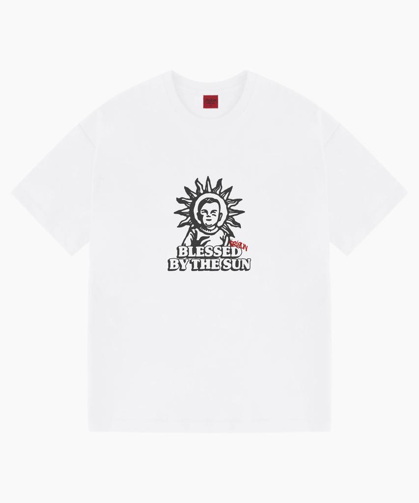 Keuligeon Blessed By The Sun 20S Полуоверсайз Футболка с коротким рукавом Белый