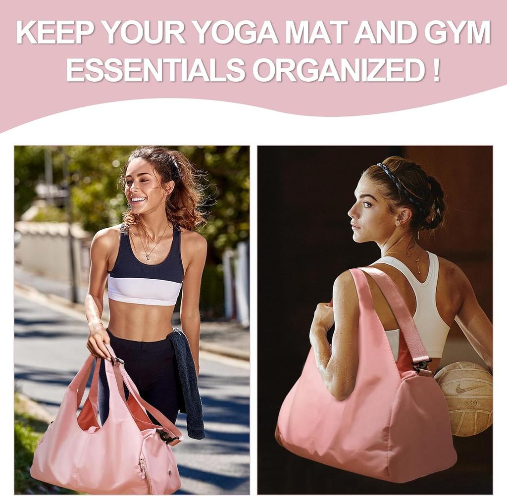 Спортивная сумка Женская сумка для йоги Большая спортивная сумка Дорожная сумка с отделением для обуви Водонепроницаемая сумка для йоги Сумка для плавания и спортзала