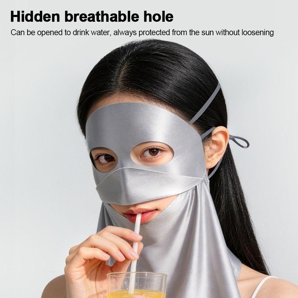 UV Protection Face Mask for Women Full Face Anti-UV Scarf New Balaclava for Outdoor Sports