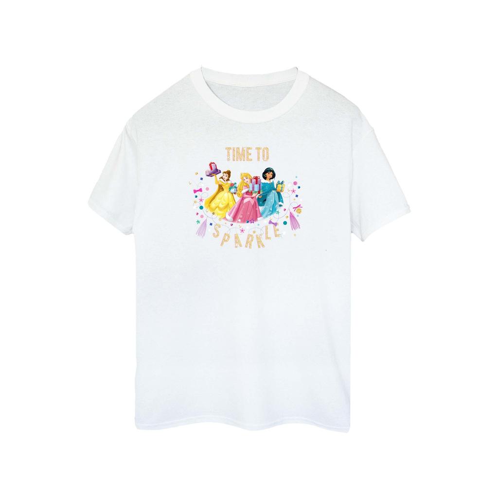 Disney Womens/Ladies Princess Time To Sparkle Cotton T-Shirt