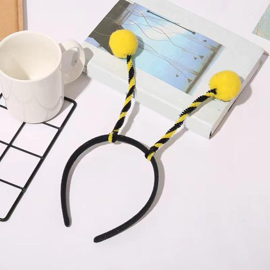 Повязка на голову в виде пчелы на Хэллоуин, рождественскую вечеринку, праздничный обруч для волос в виде пчелы, аксессуары для волос на праздничную вечеринку