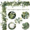 Eucalyptus Money Rattan, Eucalyptus Leaf Artificial Decoration Simulation Green Plant Eucalyptus Leaf Wreath Flower Arrangement