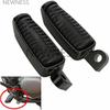 45 Degree Footpegs Black Motorcycle Aluminum Alloy Footrests Fits For Harley Sportster XL 883 XL1200 V-Rod Low Hugger Dyna Softa