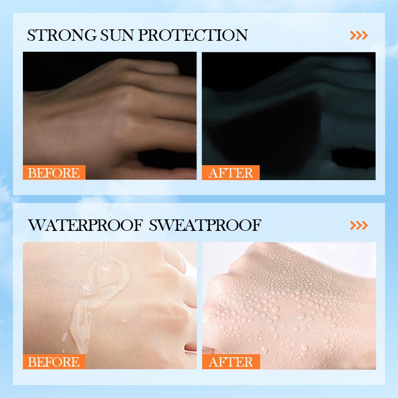 Sunscreen Lotion SPF50+ PA+++ Face Body Sunscreen Waterproof Sweat Resistant UV Protection Moisturizing 200ml