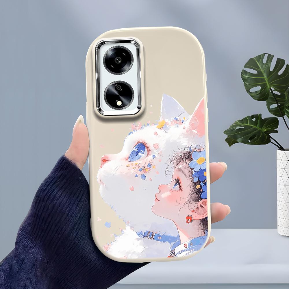 Solid Color Silver Edge Lens Soft Liquid Silicone Shockproof Phone Case for iPhone Samsung Huawei Honor Xiaomi Redmi OPPO Realme Vivo Infinix Tecno