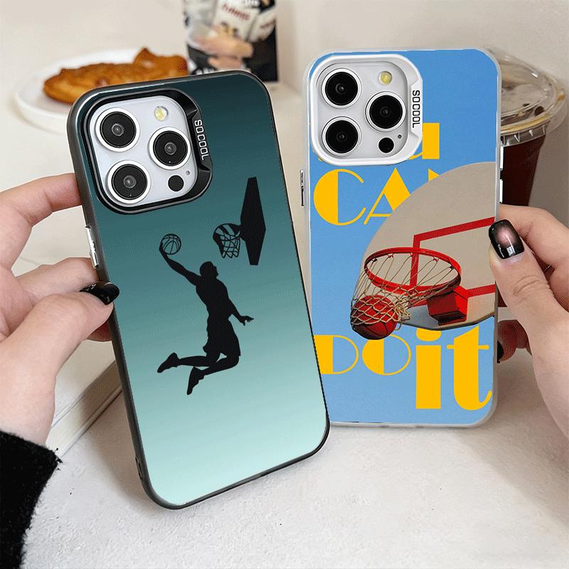 Спортивная эстетика баскетбола Мягкий чехол для телефона для iPhone 15 16 17 Pro Max 17Air 16E 14 Plus 13 12 Mini Ударопрочный чехол Задняя панель