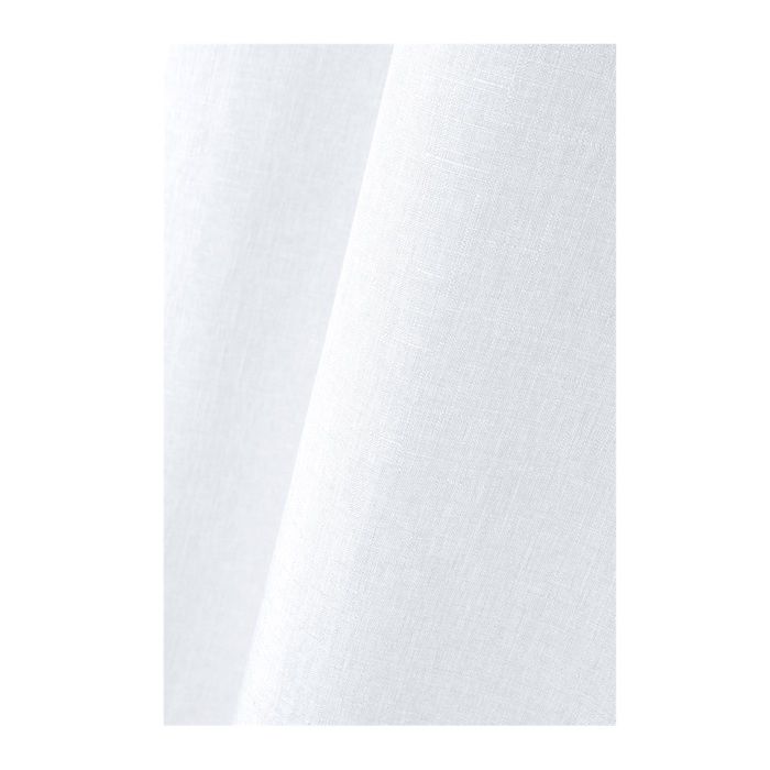 Rideau - Bea - 140 X 260 Cm - Blanc - Œillets En Métal Argenté - Tissu Tamisant