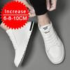 New Men's Height-increasing Sports Shoes with an Inner Height of 8 Cm, Casual Shoes for Men, Genuine Leather Elevator Shoes