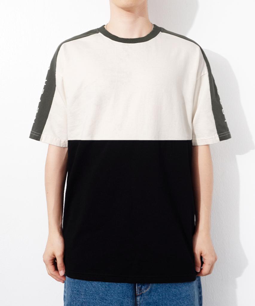 QT8 GARMENTS Футболка с тремя цветами Oc (хаки)