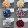 Multi-layer Lapel Pins Fabric Suit Sweater Coat Brooches Gifts Large Flower Brooch Party