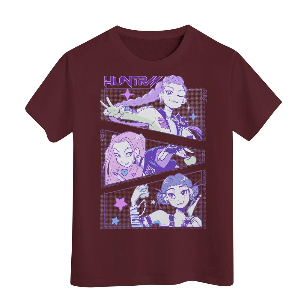 Футболка с короткими рукавами и круглым вырезом для мальчиков и девочек