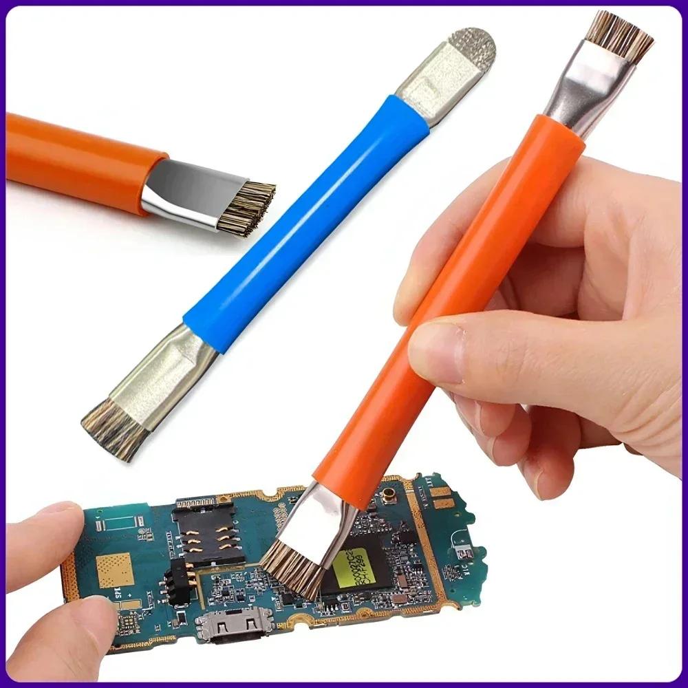 Safe Brush Anti-static Motherboard PCB Cleaning Brush for Mobile Phone Repair Tools Kit Double Head Convenience