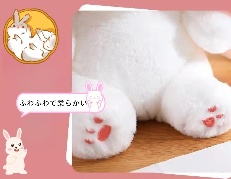 Мягкая игрушка «Кролик-клубника» Мягкая игрушка «Кролик» Деформируемая подушка-обнимашка Мягкая игрушка-обнимашка Милая игрушка «Кролик-морковка» (25см,