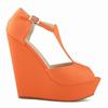 Women Sexy Sandals T-Strap Open Toe Shoes Matte Elegant Wedge Platform Pumps High Heels Shoe