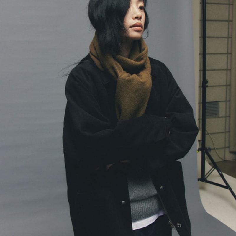Almute Kai WOOL MUFFLER_AVOCADO