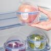 Round PP Sealed Lunch Container Freshness Kitchen Storage Container Fridge Storage Box Lettuce Crisper Box Salad Saver With Lid