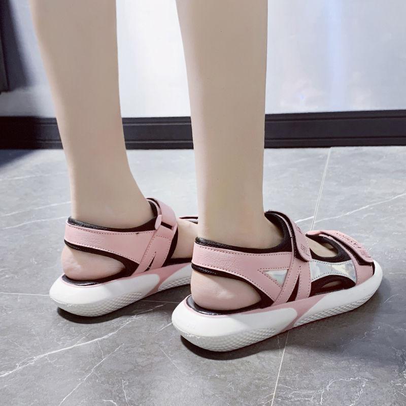 Размер 34-42 Босоножки на платформе Большие размеры Спортивные сандалии для женщин 2024 Летняя женская обувь Повседневные пляжные сандалии с открытым носком для женщин