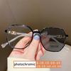 Photochromic Ladies Myopia Glasses Fashion Trend Anti Blue Light Computer Minus Eyeglasses Finished Color Changing Sunglasses
