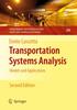 The Transportation Systems Analysis : Models and Applications : 29 Book