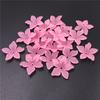 Акриловые матовые DIY аксессуары для волос мода 20 шт. бусины для сережек изготовление ювелирных изделий ожерелье держатель для цветов баухинии