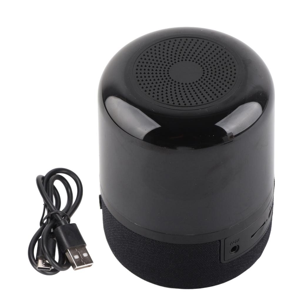 Colorful Glass Speaker Portable Stereo Sound Wireless Bluetooth Speaker with 3 Light Modes for Home