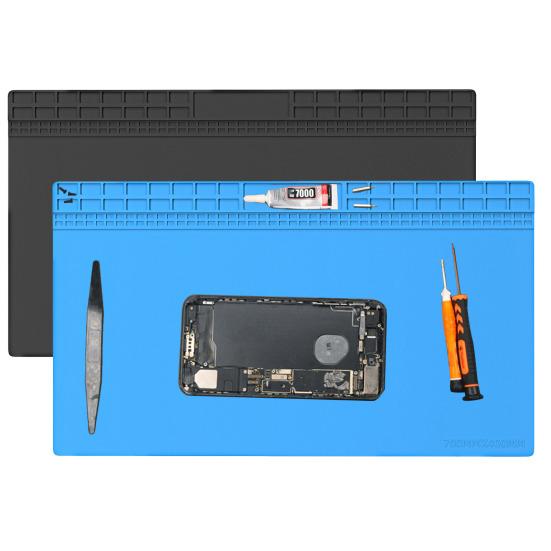 Силиконовый рабочий коврик, термостойкий ремонтный коврик для электронных телефонов, ноутбуков, часов, многослотовых органайзеров, коврик для пайки BGA для ремонтных работ