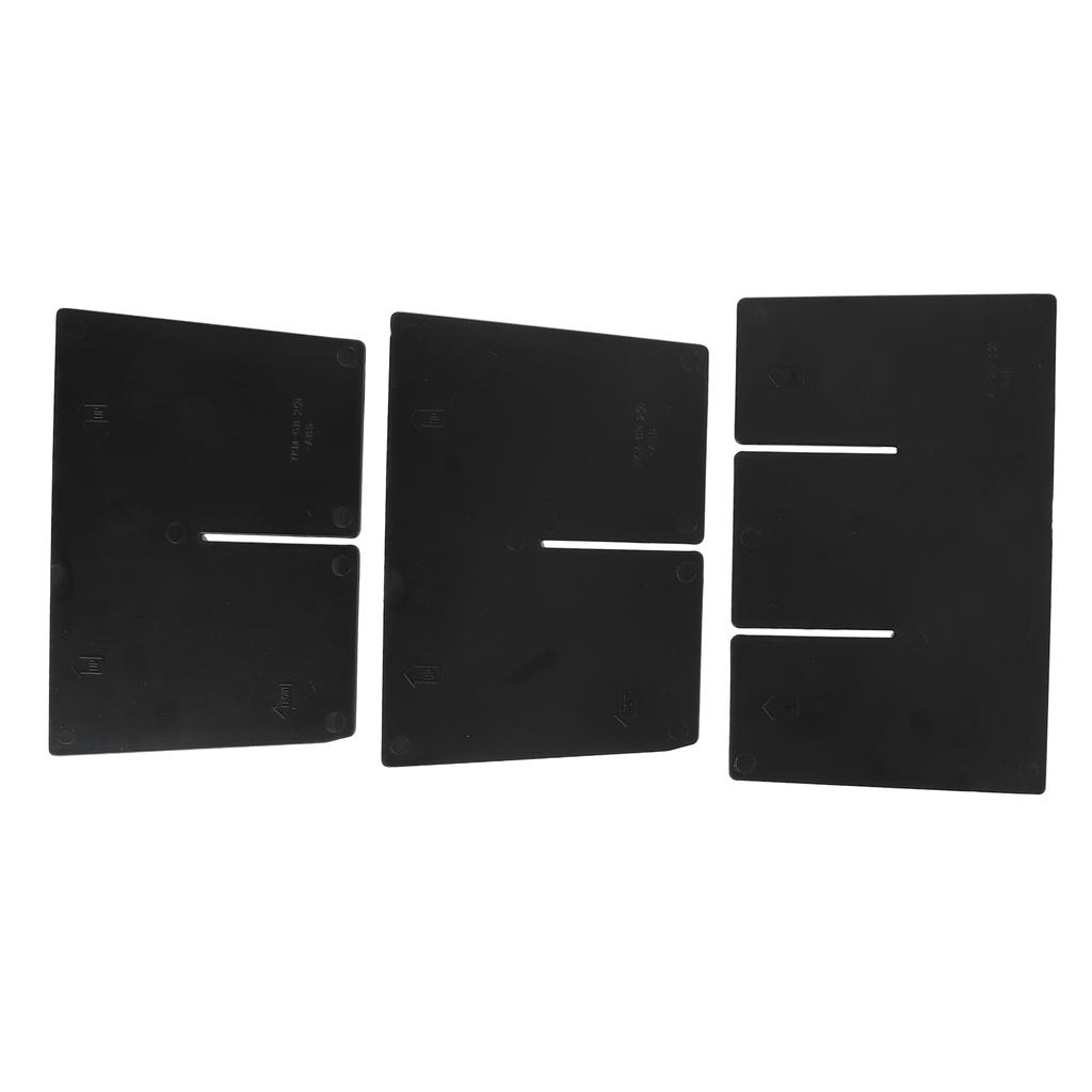 Набор из 3 предметов Органайзер для центральной консоли Вставка Разделитель Черный АБС Замена для Tacoma 2016?2022