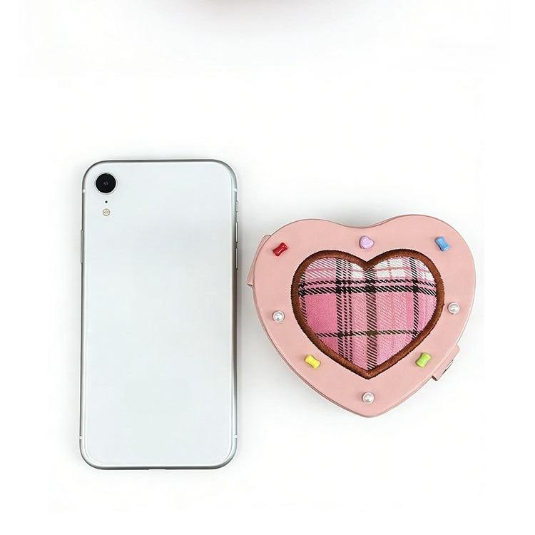 New Love Jewelry Box, Mini Girl Ring Earnail Jewelry Portable Box, Multi functional Jewelry Storage Box