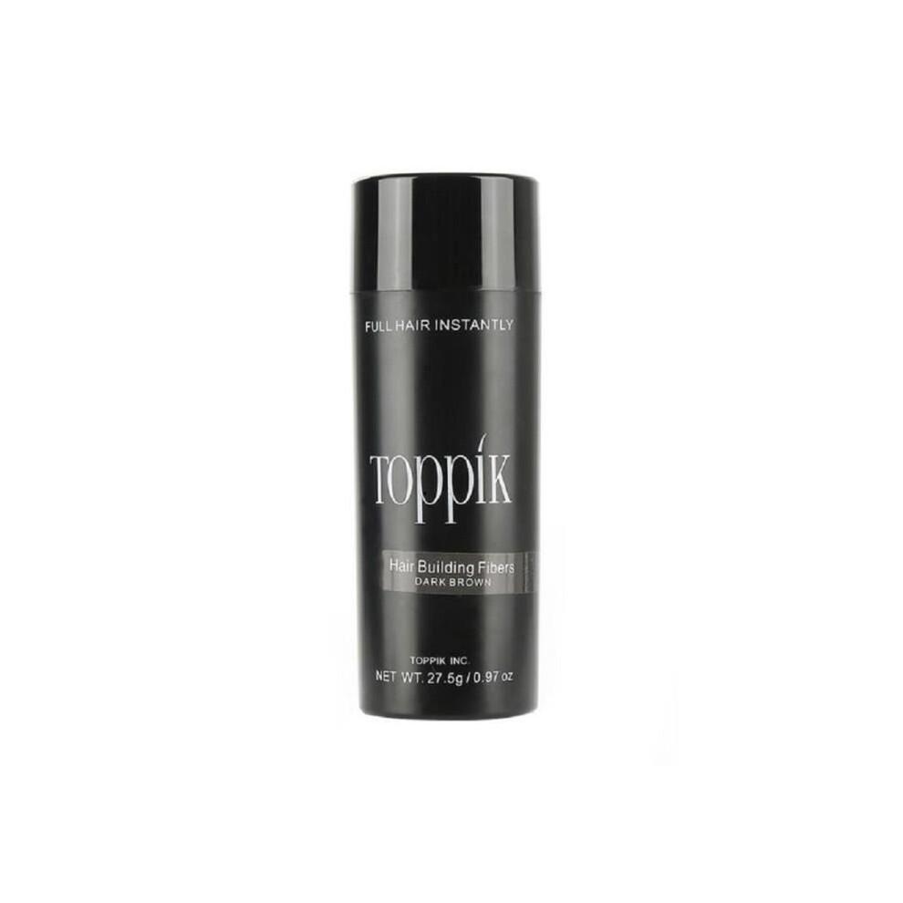 Порошок для роста волос Toppik, Темно-коричневый, 4 шт., Аппликатор KerBrian, Волокна для волос