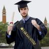 Выпускная лента Класс 2026 Лента Почета Выпускника Я Выпускник Сатиновая Лента для Поздравлений Выпускников Принадлежности для Вечеринки