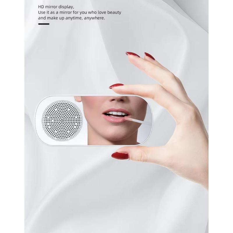 Bluetooth Speaker Wireless Outdoor Waterproof Portable Speaker Bluetooth AUX FM Player Clock Temperature Display Stereo Boom Home Party Favors