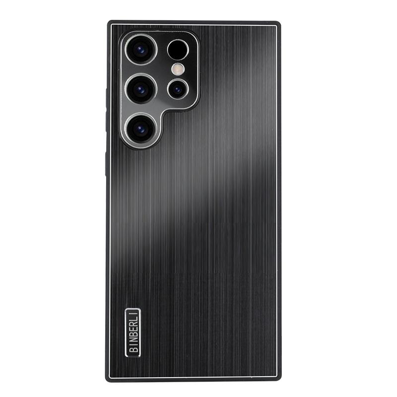 Подходит для чехла для мобильного телефона Samsung S24ultra S23plus Металлическая матовая задняя крышка Tup Противоударный чехол Легкий роскошный стиль