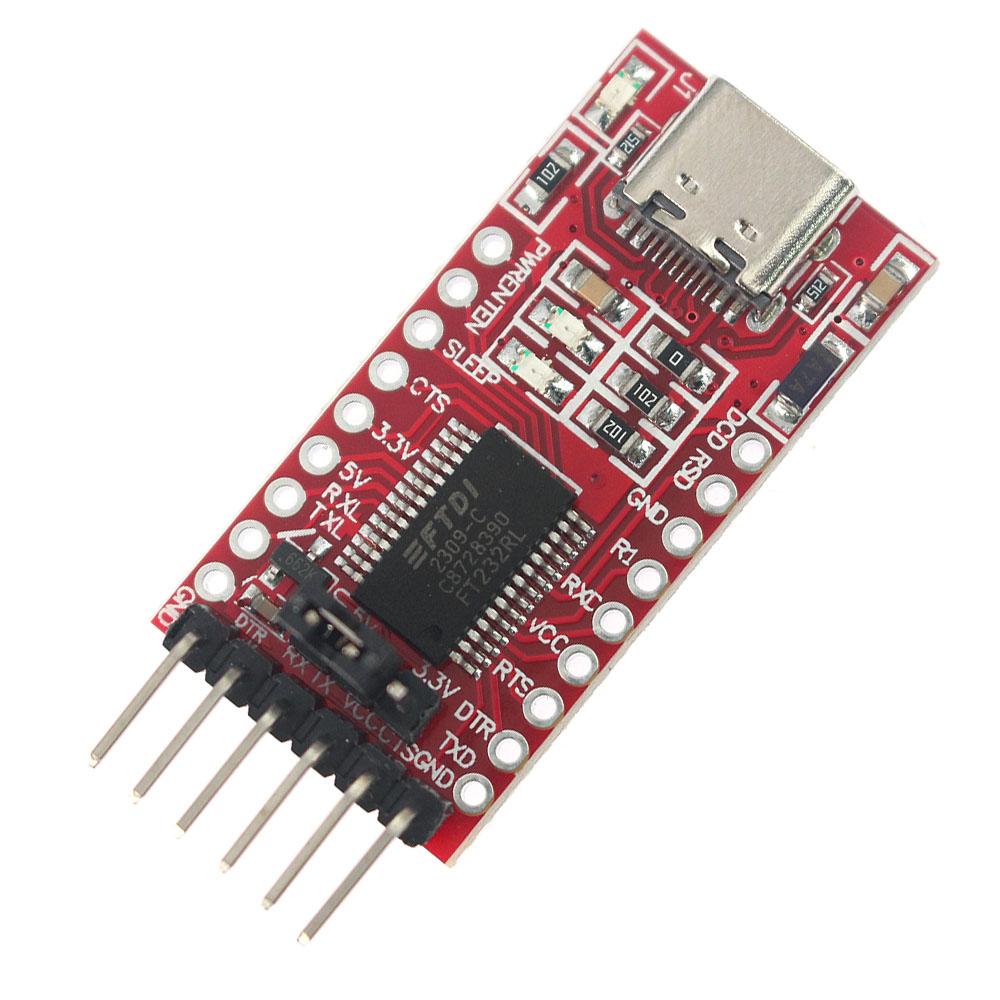 Модуль USB-TTL последовательного порта FT232RL 3.3V 5V USB TO TTL 232 FT232 TYPE-C/Mini FT232RL для Arduino DIY