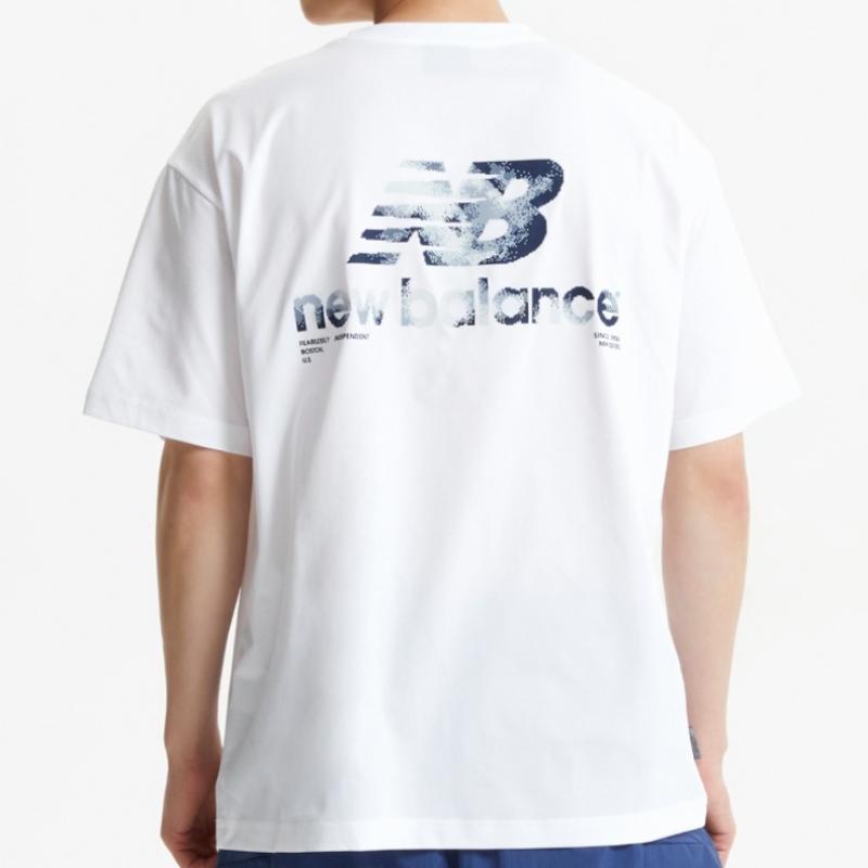 New Balance Uni Frozen Пиксельная Графическая Футболка B1 Nbnef21523