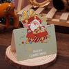 Festive Paper Cards 10 Pcs 3D Christmas Greeting Card, Cute Tree Santa Snowman Wreath Design Holiday for Messages, Wishes Colorful Crafts