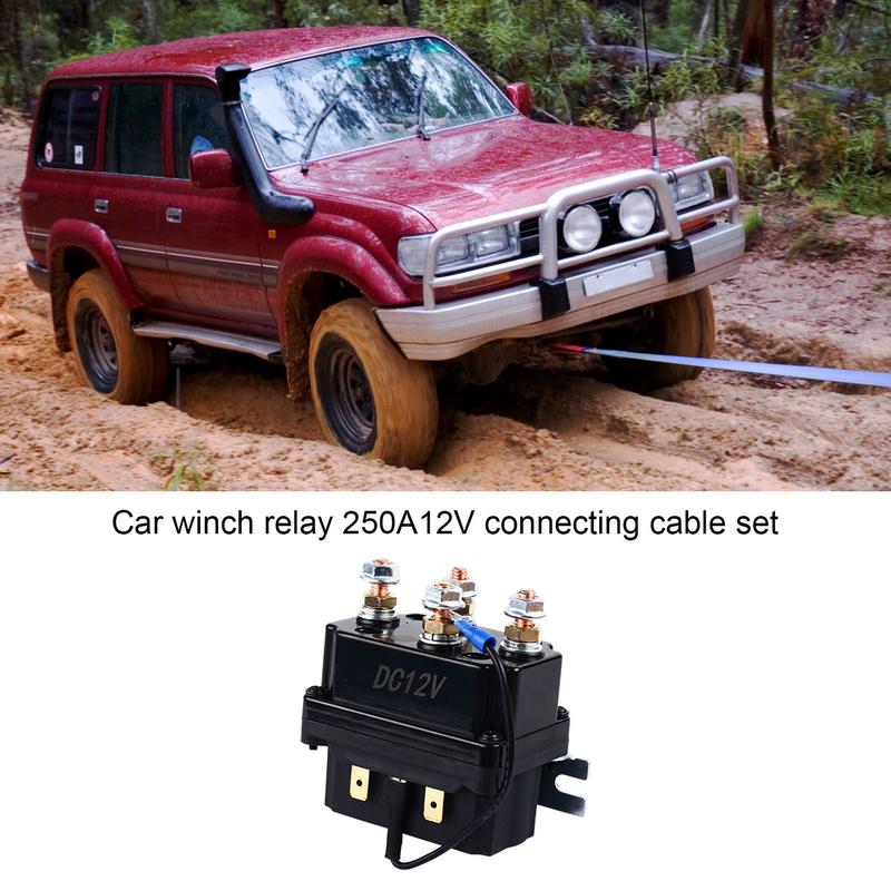 Winch Solenoid Contactor Relay Practical Winch Control Winch Controller Sturdy Electric Winch Relay Automotive Relays Kit For
