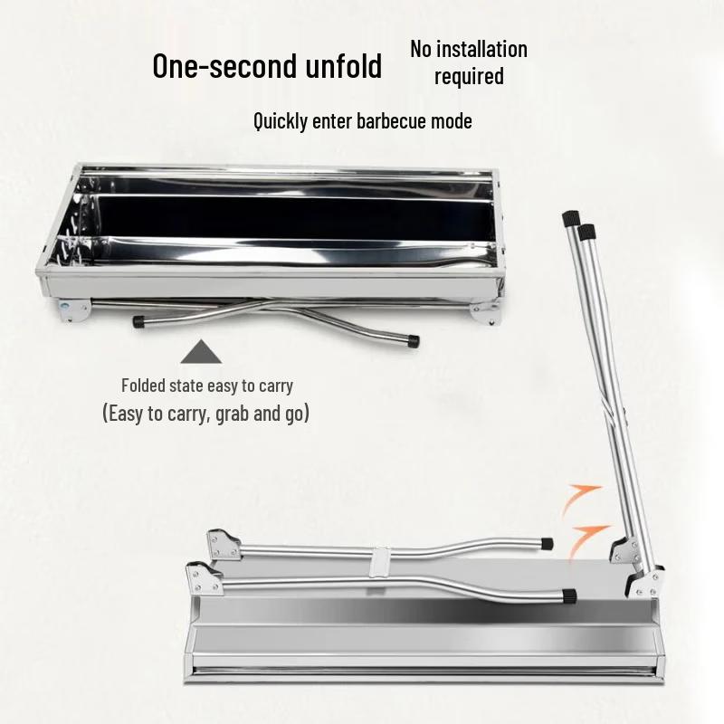ShangKaoJia Outdoor Stainless Steel Charcoal Grill