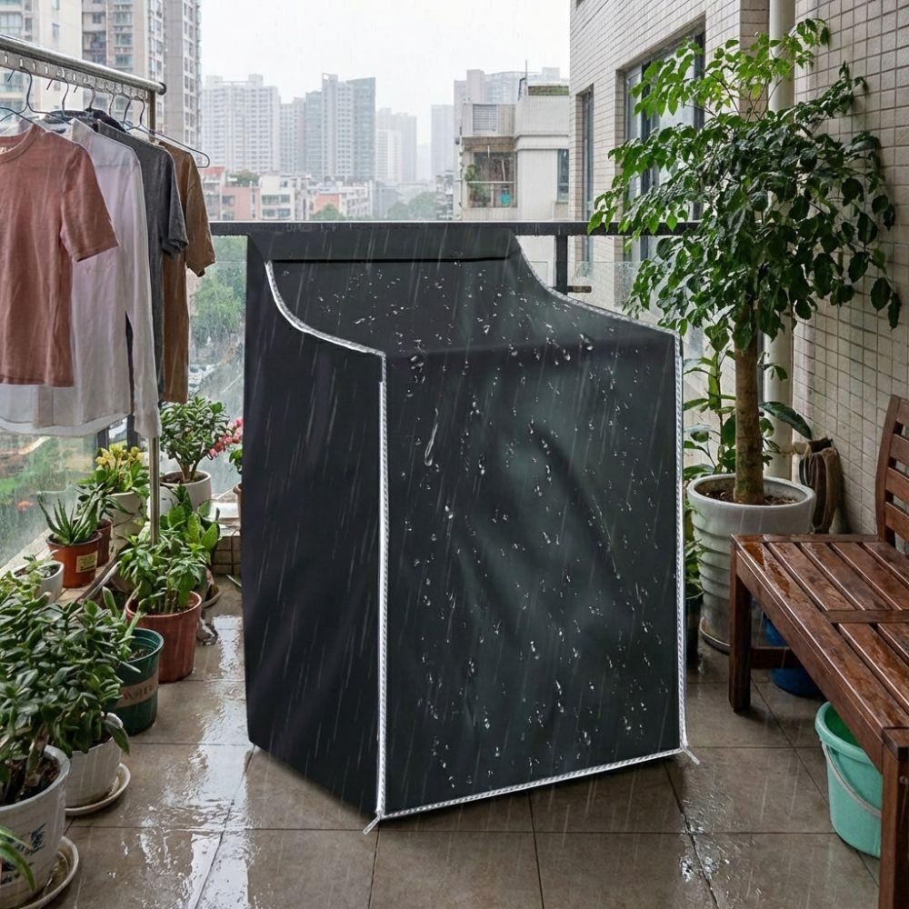 Dust-proof Washer Dryer Cover Waterproof Drying Machine Cover Washing Machine Cover Universal Fit