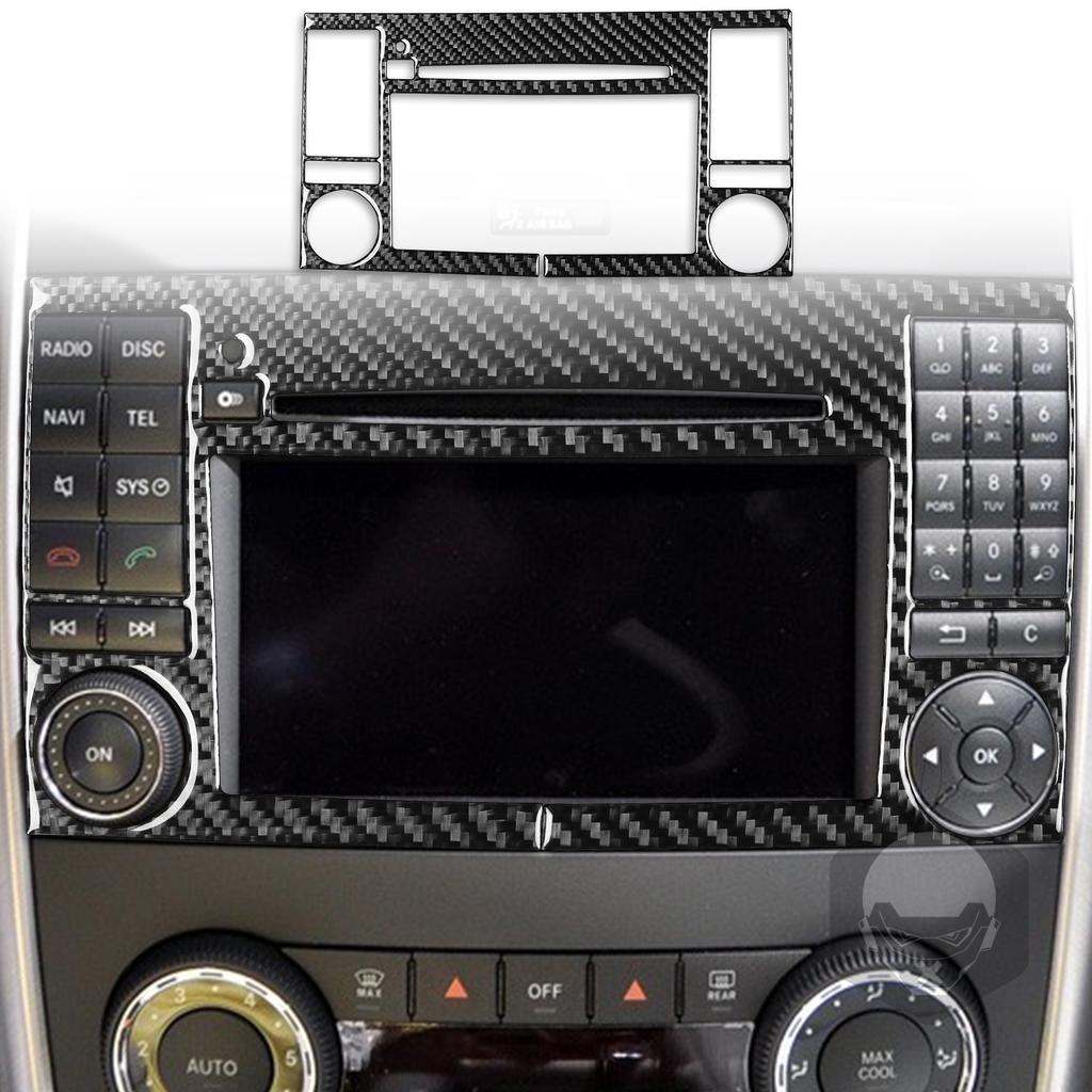 Gear Shift Instrument Reading Lamp Doors Handle Lift Panel Carbon Fiber Sticker Trim For Mercedes Benz B Class W245