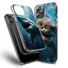 Чехол для телефона 'Пасть Глубоководной Злой Акулы' Для iPhone 16E 15 Pro 14 Plus 17E 16 17 Pro Max Air 11 12 13 Mini Ударопрочный